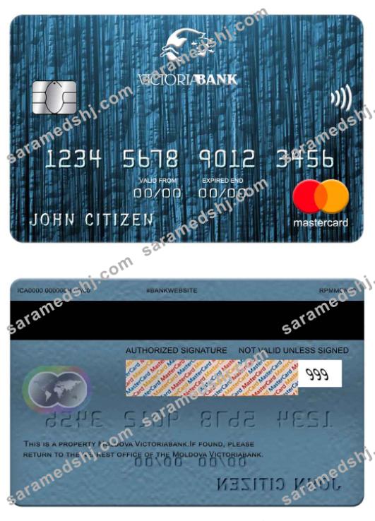Moldova Victoriabank mastercard